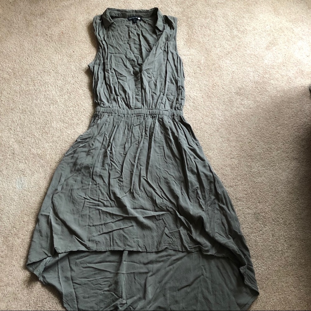 3/$12 cotton on high low sleeveless dress